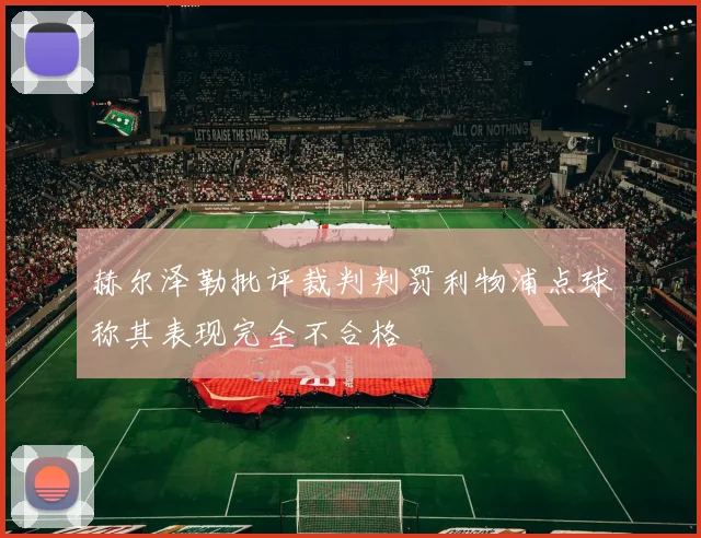 赫尔泽勒批评裁判判罚利物浦点球称其表现完全不合格